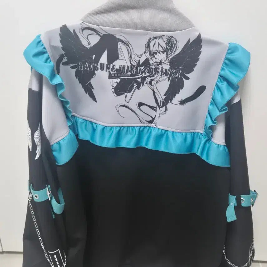 [BUNJANG] ACDC RAG Hatsune Miku Collaboration Frill Jersey / ACDC RAG 양지뢰 지뢰계 서브컬쳐 하츠네 미쿠 콜라보 프릴 져지