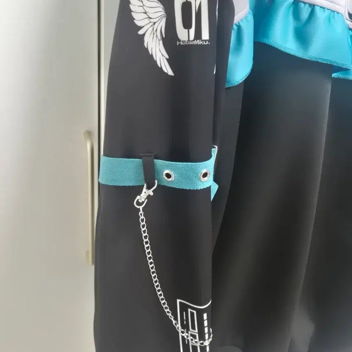 [BUNJANG] ACDC RAG Hatsune Miku Collaboration Frill Jersey / ACDC RAG 양지뢰 지뢰계 서브컬쳐 하츠네 미쿠 콜라보 프릴 져지