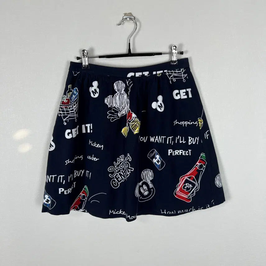 [BUNJANG] LAP Disney Skirt Navy Size 64 / LAP 랩 디즈니 스커트 치마 여64 S 라덴 빈티지