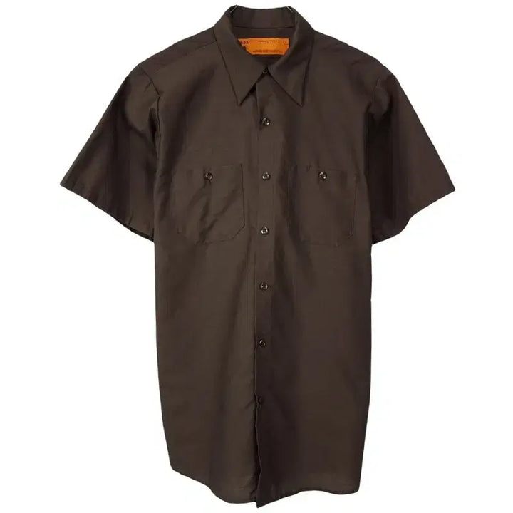 [BUNJANG] American Vintage Graphic Printing Short Sleeve Mechanic Shirt Olive Khaki / 아메리칸빈티지 그래픽 프린팅 반팔 메카닉 셔츠 올리브 카키 M20319