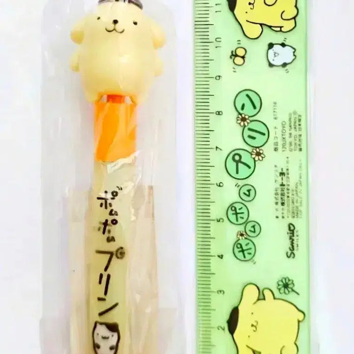 [BUNJANG] Pompompurin Stationery Set (2 types) / 폼폼푸린 문구2종세트, 폼폼푸린 자, 폼폼푸린 샤프심