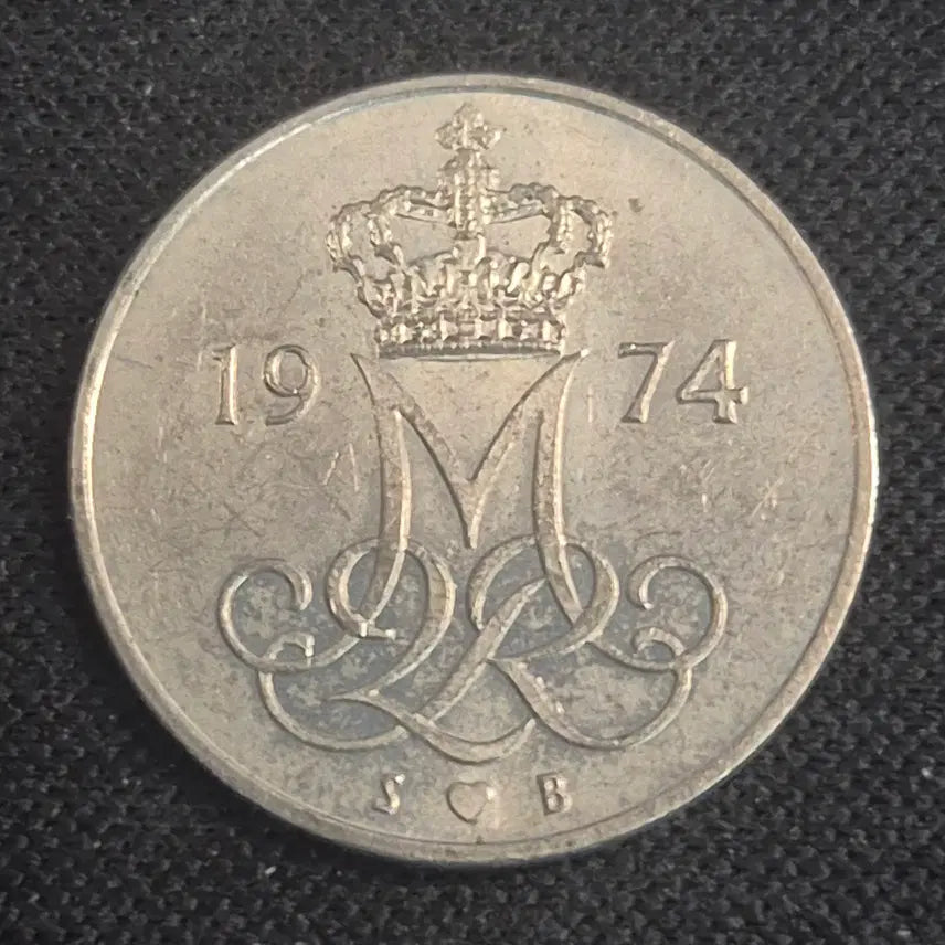 [BUNJANG] 1974 Denmark 10 Ore Coin / 1974년 덴마크 10오레 동전 [EP. 2523]