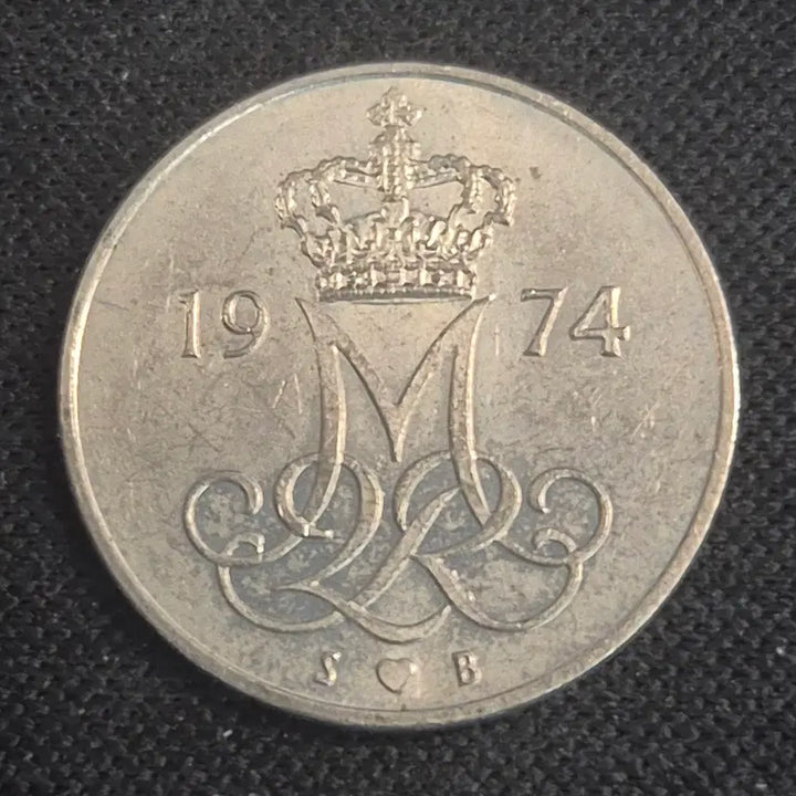 [BUNJANG] 1974 Denmark 10 Ore Coin / 1974년 덴마크 10오레 동전 [EP. 2523]