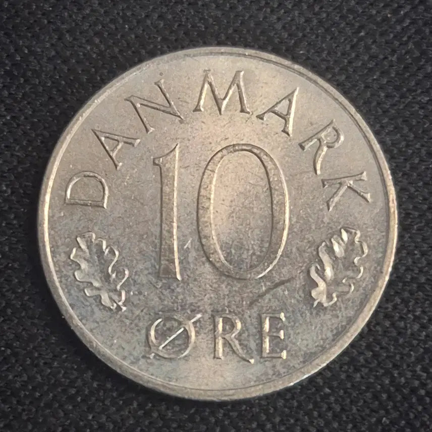 [BUNJANG] 1974 Denmark 10 Ore Coin / 1974년 덴마크 10오레 동전 [EP. 2523]