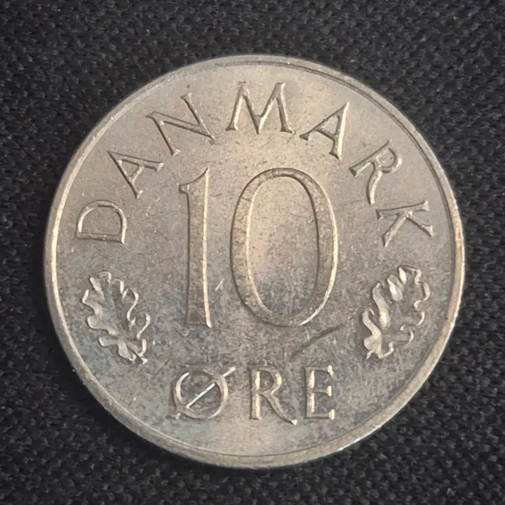 [BUNJANG] 1974 Denmark 10 Ore Coin / 1974년 덴마크 10오레 동전 [EP. 2523]