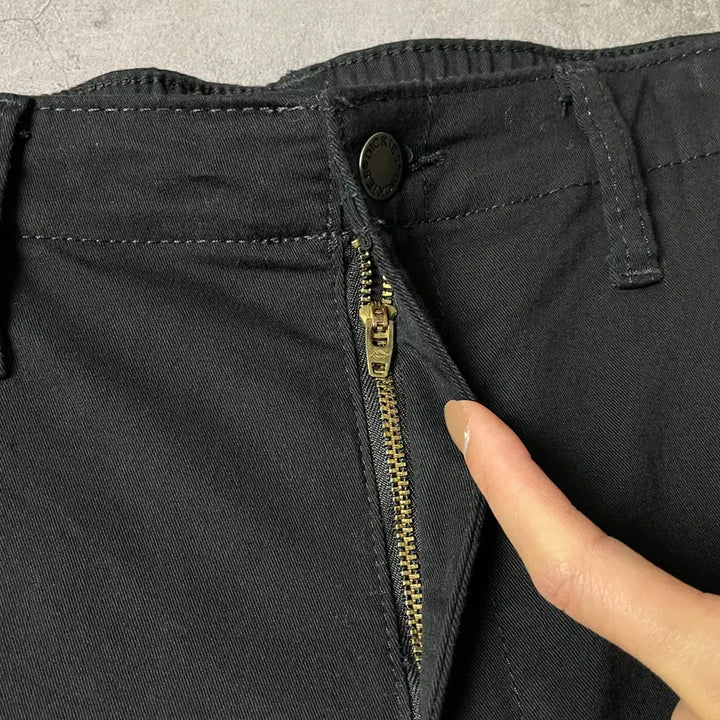 [BUNJANG] Dickies Black Cargo Half Banding Jogger Pants / DICKIES 디키즈 블랙 카고 하프밴딩 조거 팬츠 A00913
