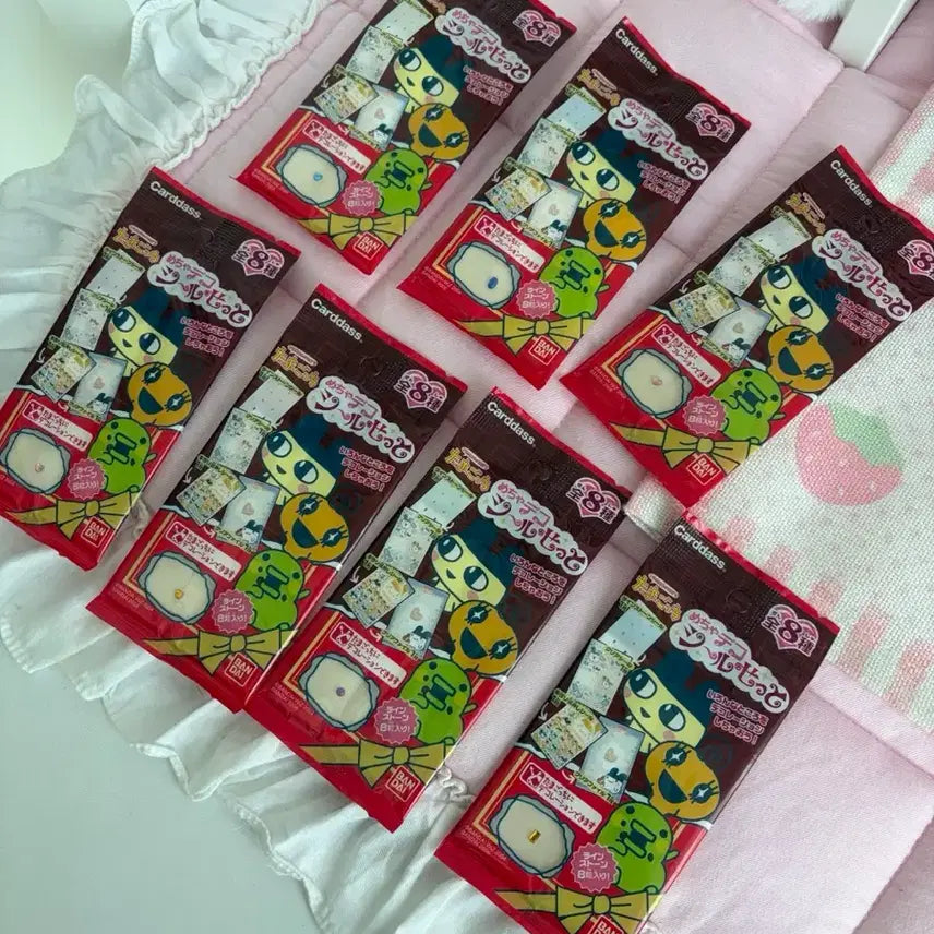 [BUNJANG] Retro Tamagotchi Deco Seal Sticker Card Random Pack Gacha Photo Frame Photocard / 고전 다마고치 데코 씰 스티커 꾸미기 카드 랜덤팩 포토카드 다이어리