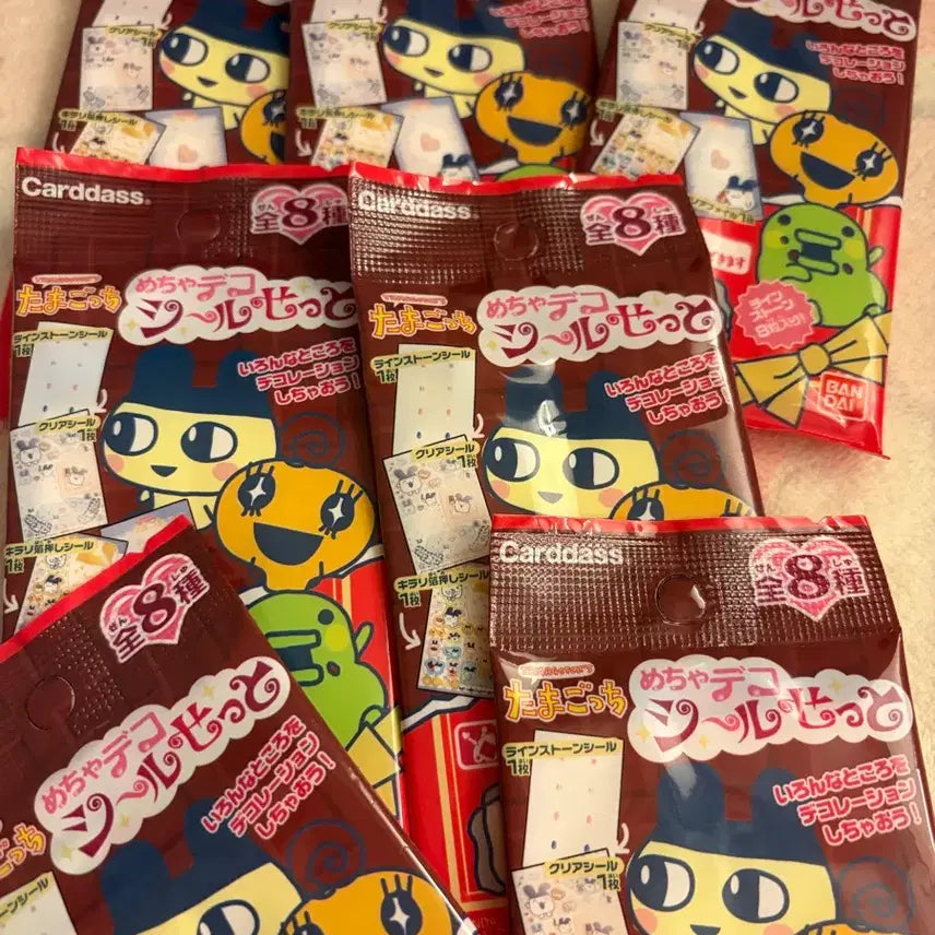 [BUNJANG] Retro Tamagotchi Deco Seal Sticker Card Random Pack Gacha Photo Frame Photocard / 고전 다마고치 데코 씰 스티커 꾸미기 카드 랜덤팩 포토카드 다이어리
