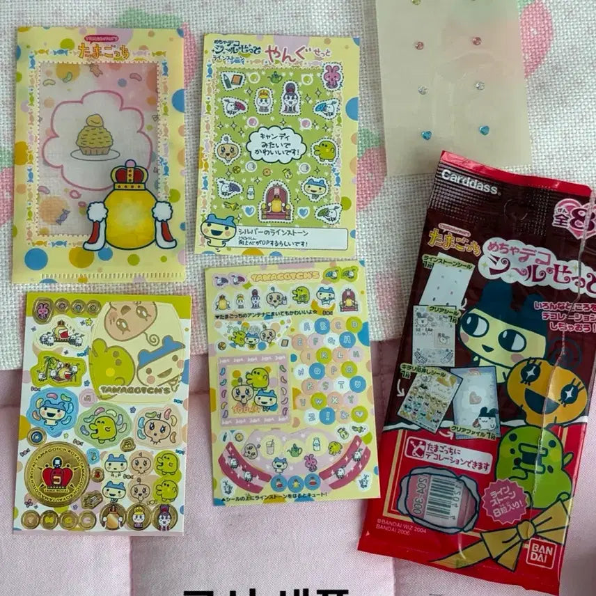 [BUNJANG] Retro Tamagotchi Deco Seal Sticker Card Random Pack Gacha Photo Frame Photocard / 고전 다마고치 데코 씰 스티커 꾸미기 카드 랜덤팩 포토카드 다이어리