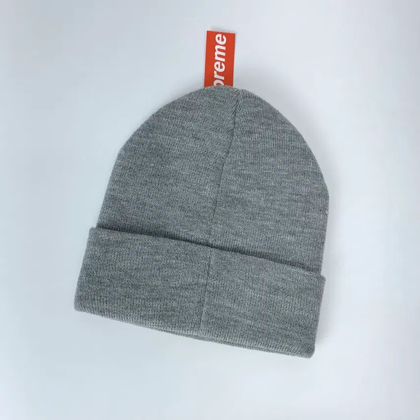 [BUNJANG] Supreme Stencil Beanie Heather Grey / 슈프림 스텐실 비니 헤더 그레이