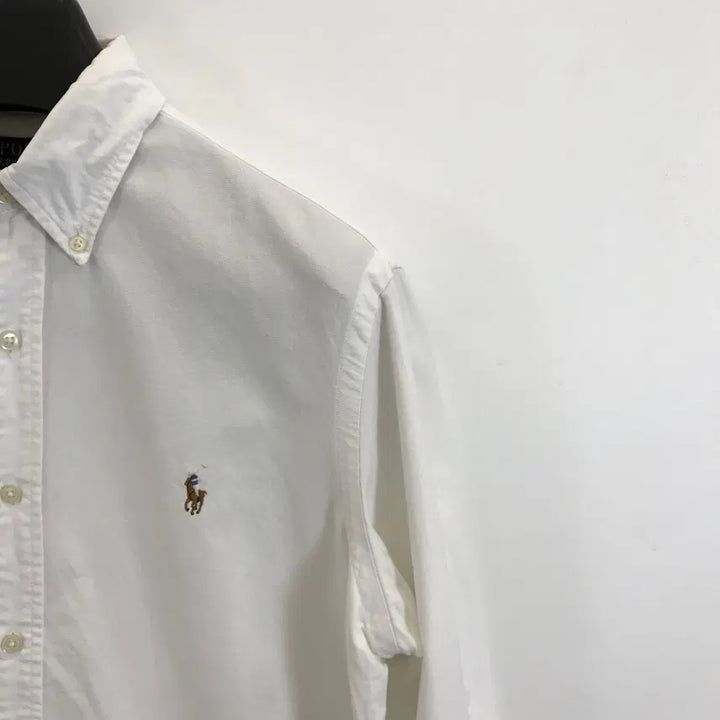 [BUNJANG] Polo Ralph Lauren Classic Fit White Shirt - Cotton / 폴로 랄프로렌 클래식핏 화이트셔츠 QR정품 [M]