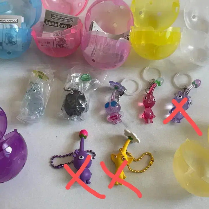 [BUNJANG] Pikmin Mejirushi Keychain / 피크민 가챠 메지루시 키링
