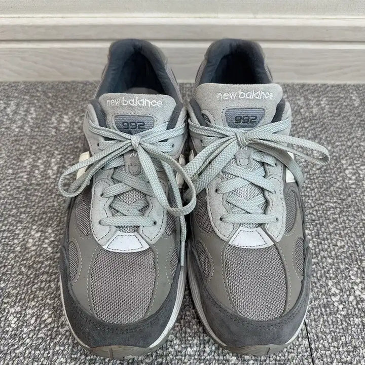 [BUNJANG] New Balance 992 Grey Red Blue / [275] 뉴발란스 992 그레이 레드 블루