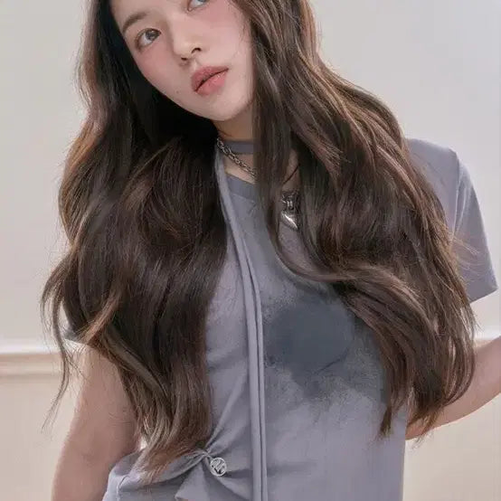 [BUNJANG] PinkAge Fairy Perm Giselle Light Half Wig Natural Black / 핑크에이지 페어리펌 지젤 라이트반가발 네추럴블랙