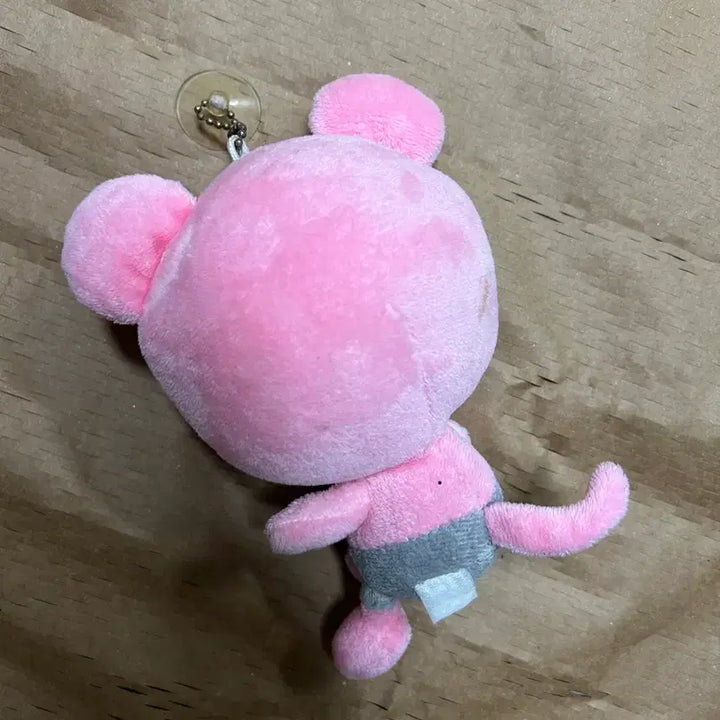 [BUNJANG] Pink Mouse Doll Keychain / 핑크 쥐돌이 인형 키링