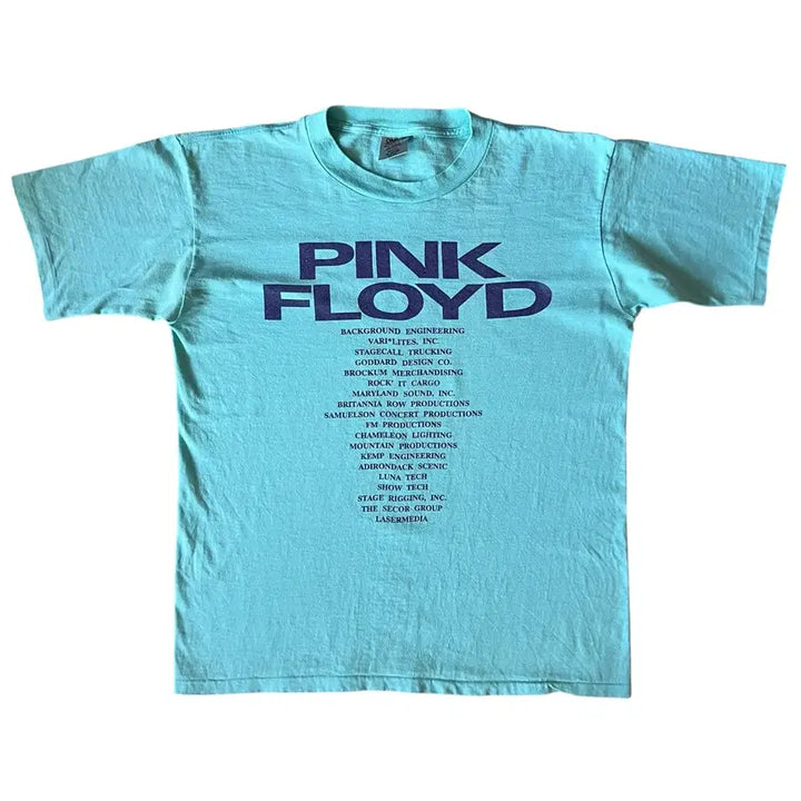 [BUNJANG] Vintage 90s Pink Floyd Tour Staff T-Shirt / 빈티지 90s PINK FLOYD 티셔츠