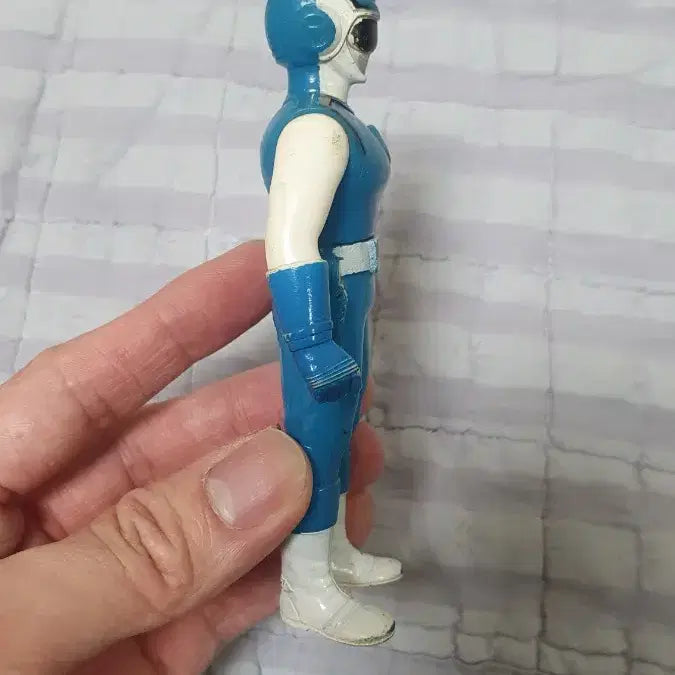 [BUNJANG] Bandai Flashman Sofubi Figure (Blue) - 1986 / 후뢰시맨 블루 정품 소프비 1986년 반다이