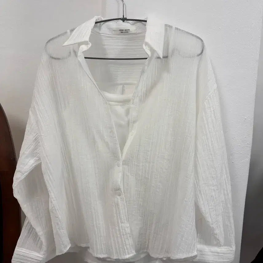 [BUNJANG] VERY GOOD White Shirt Blouse / VERY GOOD 화이트 셔츠 블라우스