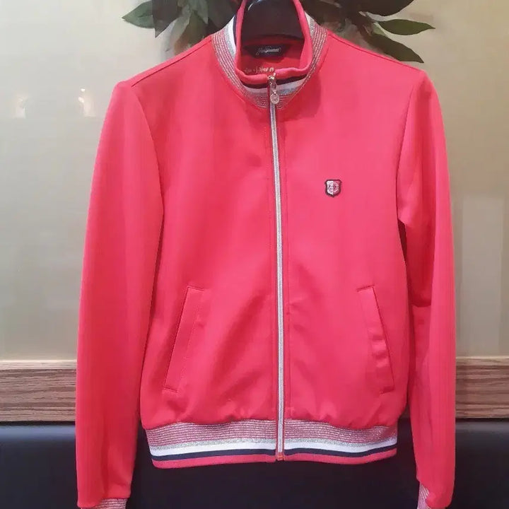 [BUNJANG] Jack Nicklaus Red Training Jumper / 잭 니클라우스 트레이닝 짚업스타일