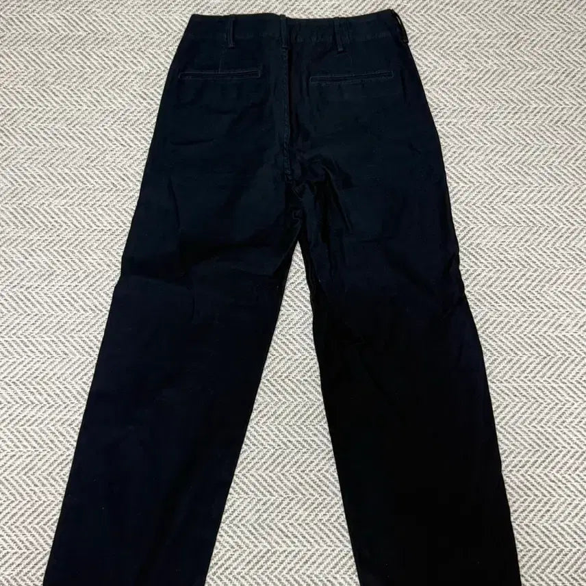 [BUNJANG] Musinsa Standard Satin Officer Pants Navy 28 / 무탠다드 백 사틴 오피서 팬츠 네이비 28