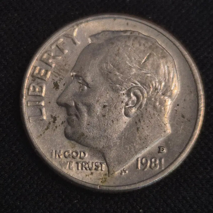 [BUNJANG] 1981 United States Dime Coin / 1981년 미국 1다임 동전 [EP. 2525]