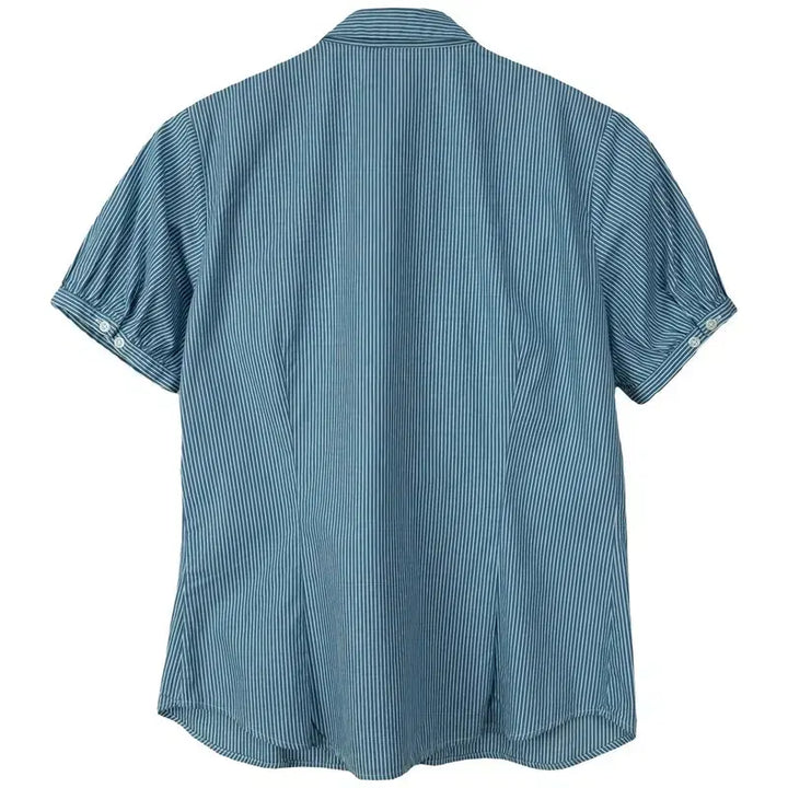 [BUNJANG] Polo Ralph Lauren Ruffle Stripe Short Sleeve Blouse (Women&