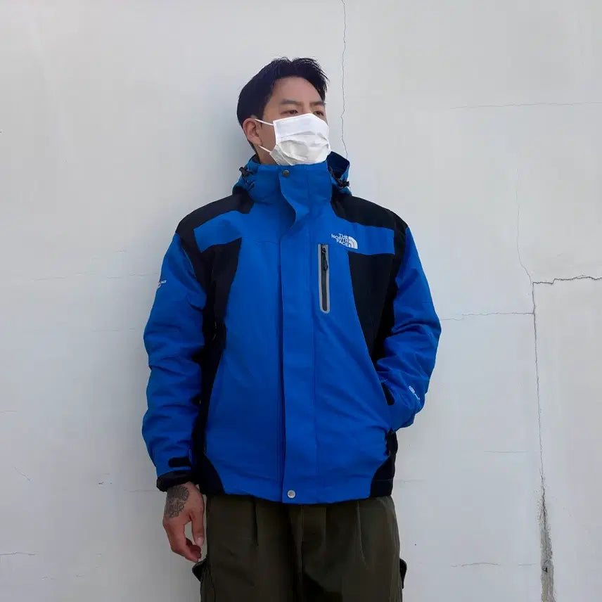 [BUNJANG] The North Face Gore-Tex XCR Two-Way Windbreaker Jacket (Inner Included) / M)노스페이스 고어텍스 XCR 투웨이 바람막이 자켓(내피포함)