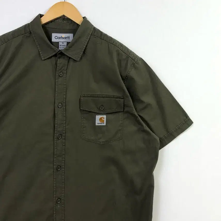 [BUNJANG] Carhartt Khaki Work Shirt XL / XL 칼하트 카키 워크 셔츠