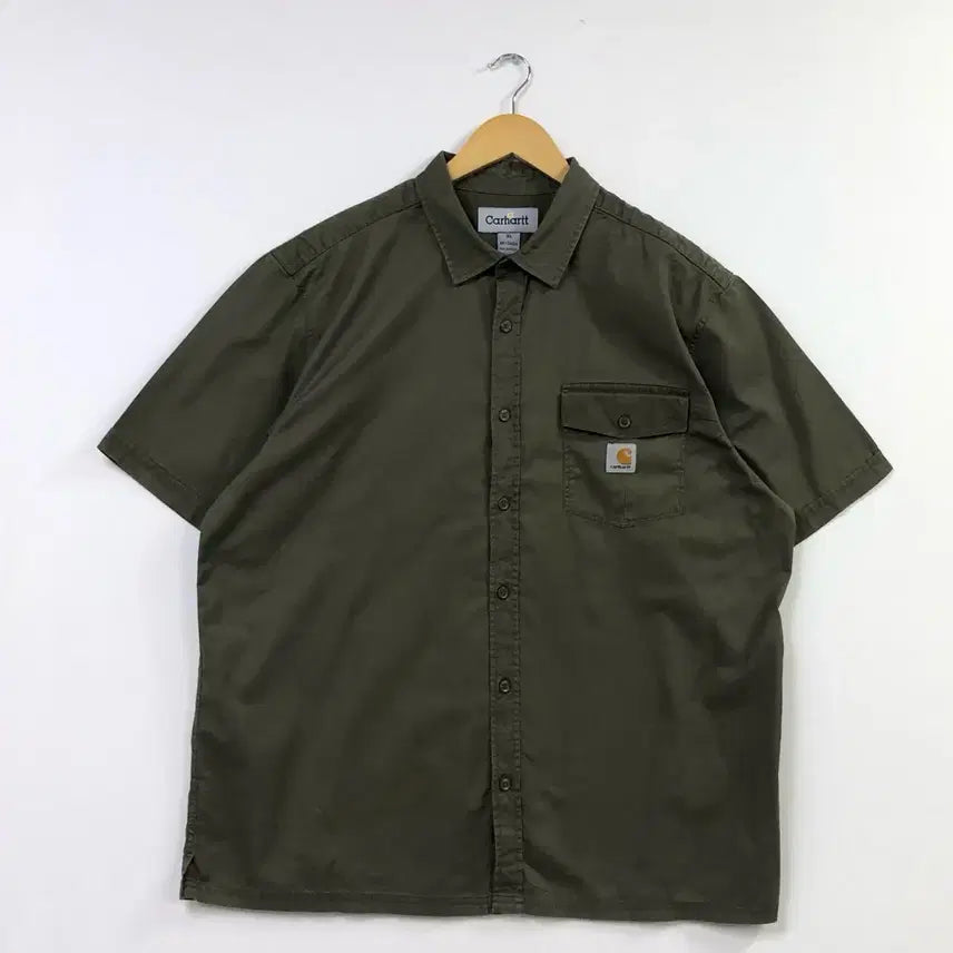 [BUNJANG] Carhartt Khaki Work Shirt XL / XL 칼하트 카키 워크 셔츠