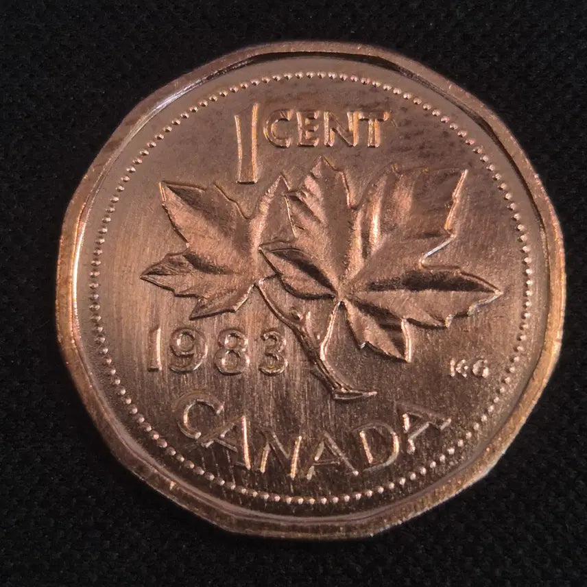 [BUNJANG] 1983 Canada 1 Cent Coin / 1983년 캐나다 1센트 동전 [EP. 2526]
