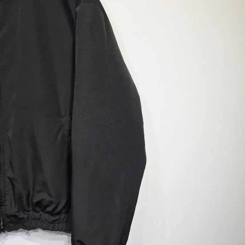 [BUNJANG] ETHOS Black Fleece Collar Blouson Jumper / ETHOS 에토스 플리스 카라 블랙 블루종 점퍼