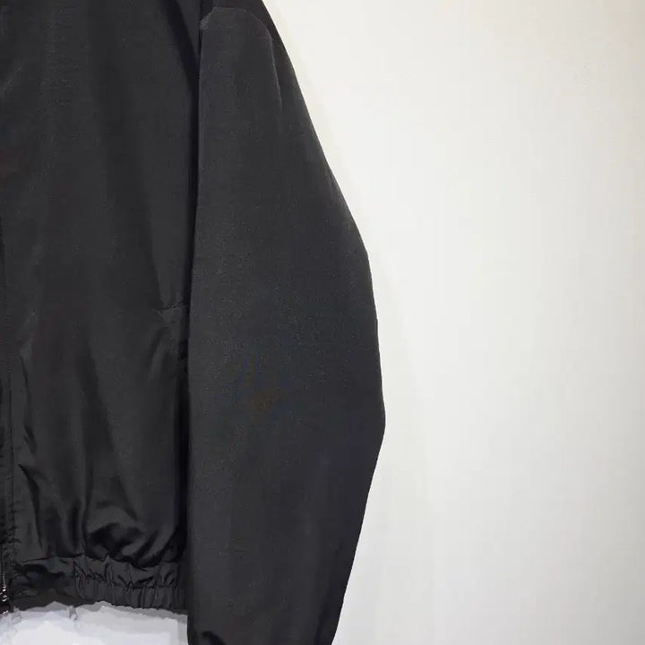 [BUNJANG] ETHOS Black Fleece Collar Blouson Jumper / ETHOS 에토스 플리스 카라 블랙 블루종 점퍼