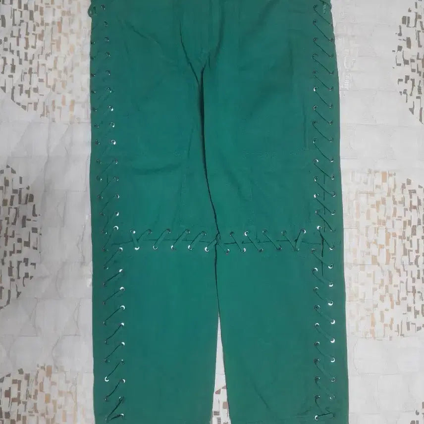 [BUNJANG] Ozsècôns Green Cotton Pants 34 Inch / [새상품] 오즈세컨 그린 면바지 34인치