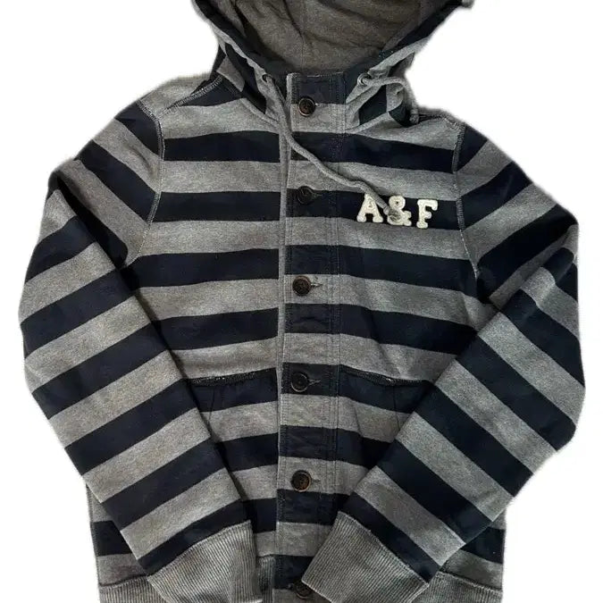 [BUNJANG] Abercrombie Stripe Hoodie / 아베크롬비 스트라이프 후드