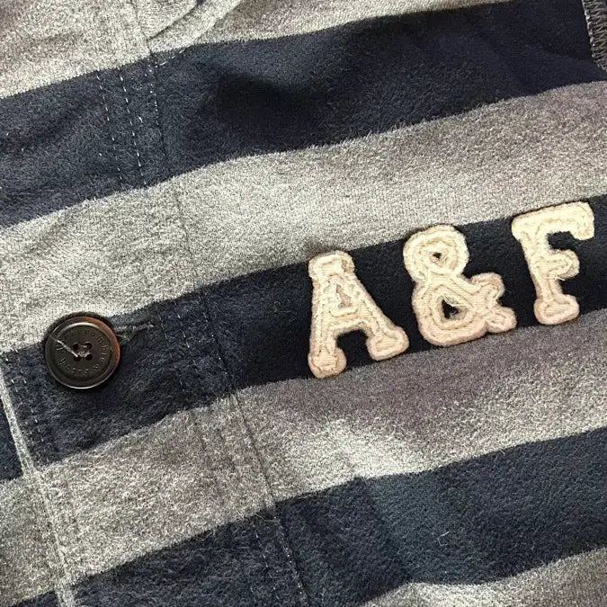 [BUNJANG] Abercrombie Stripe Hoodie / 아베크롬비 스트라이프 후드