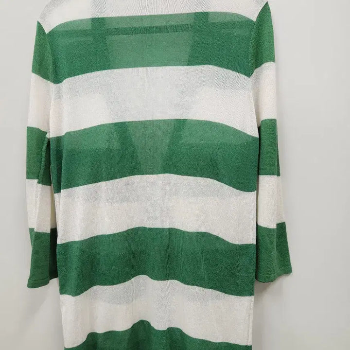 [BUNJANG] SBEZ No. 9 Green Stripe Cardigan / sbez no. 9 그린 스트라이프 가디건