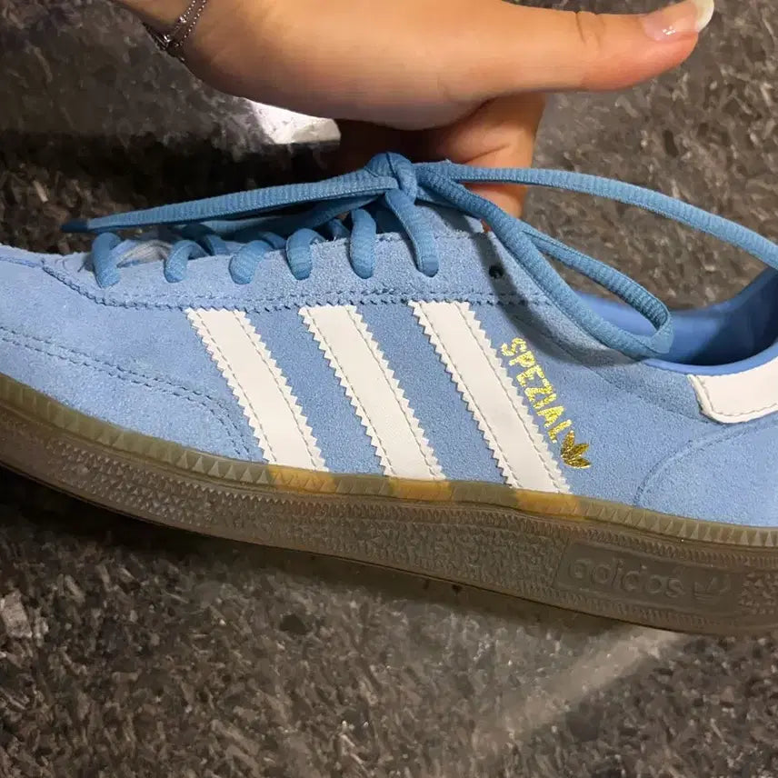 [BUNJANG] Adidas Handball Spezial Sky Blue 230 / 새상품 아디다스 핸드볼 스페지알 스카이블루 230