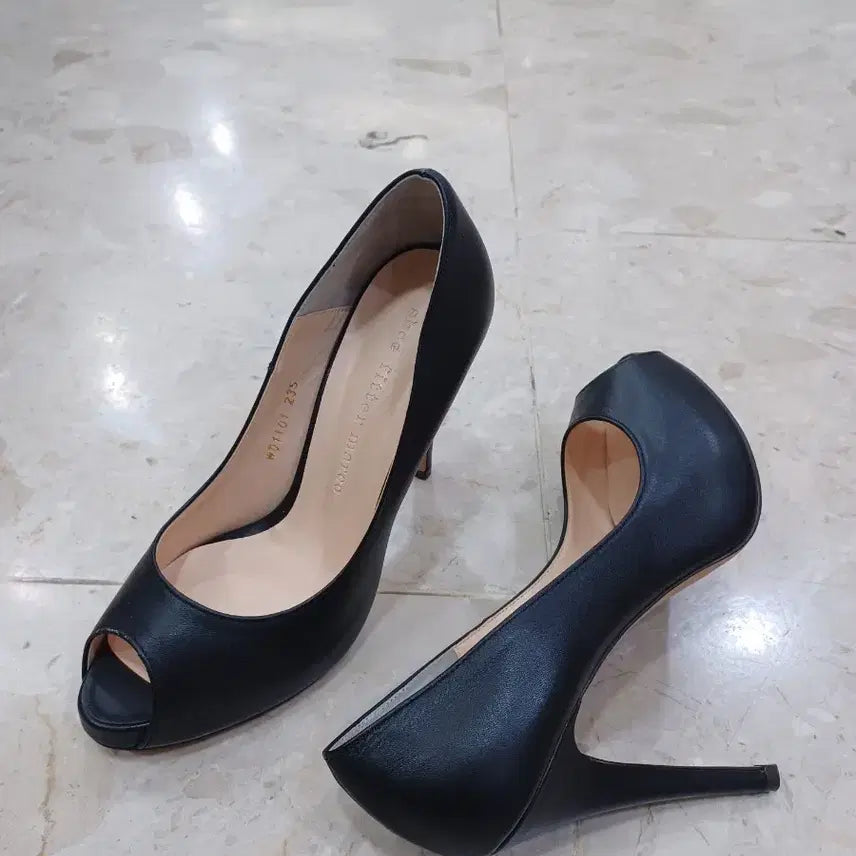 [BUNJANG] Handmade Open Toe Heels / 수제화 오픈토