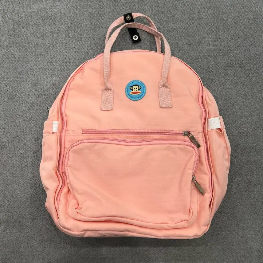 [BUNJANG] Paul Frank Pink Backpack Bag / 폴프랭크 핑크 백팩 가방