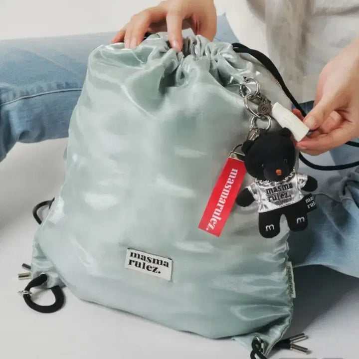 [BUNJANG] Masmarulz Gym Sack Mint / 마스마룰즈 짐색