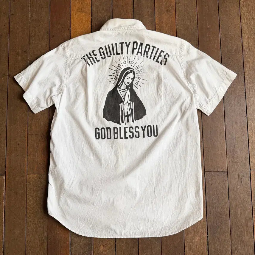 [BUNJANG] Wacko Maria Short Sleeve Shirt / 와코마리아 Wacko maria 반팔 셔츠 남방