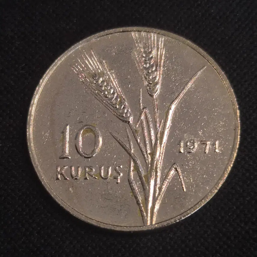 [BUNJANG] 1971 Turkey 10 Kurus Coin / 1971년 터키 10쿠루시 동전 [EP. 2529]