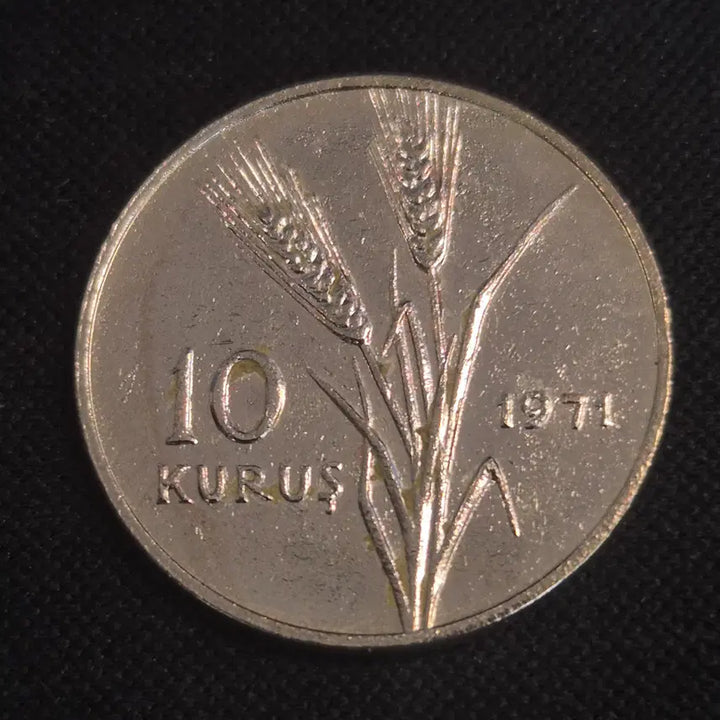 [BUNJANG] 1971 Turkey 10 Kurus Coin / 1971년 터키 10쿠루시 동전 [EP. 2529]