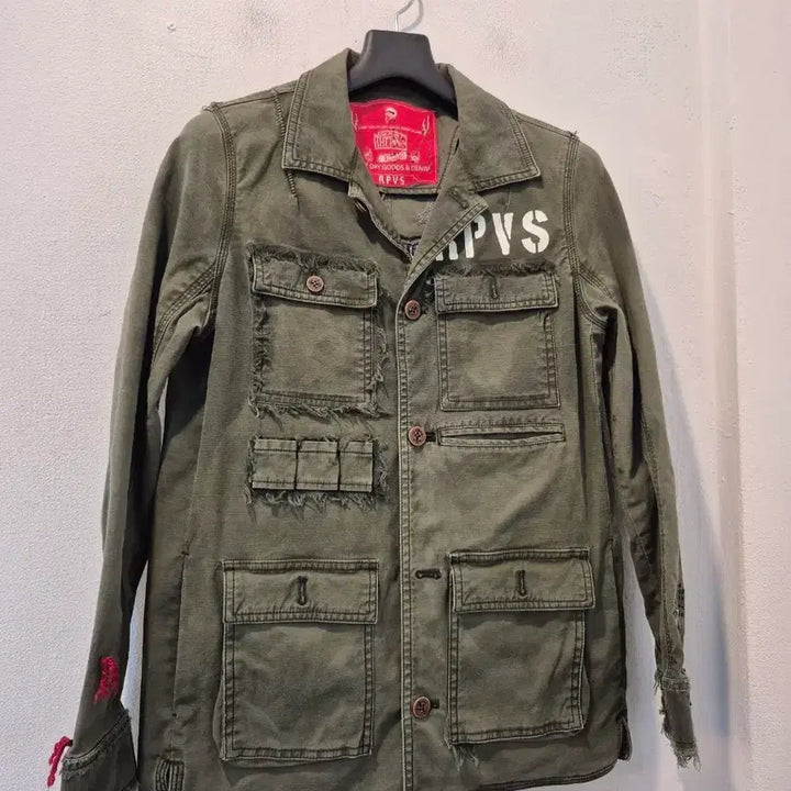 [BUNJANG] RPVS Vintage Denim Military Jacket / RPVS 빈티지 데님 밀리터리 자켓