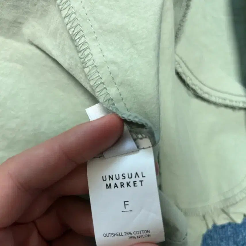 [BUNJANG] Unusual Market Nylon Windbreaker Jacket / 언유즈얼마켓 나일론 바람막이 자켓