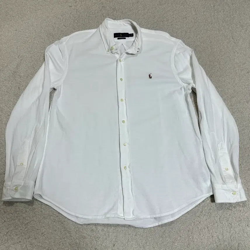 [BUNJANG] Polo Ralph Lauren White Polo Shirt L / 폴로 셔츠 화이트 L