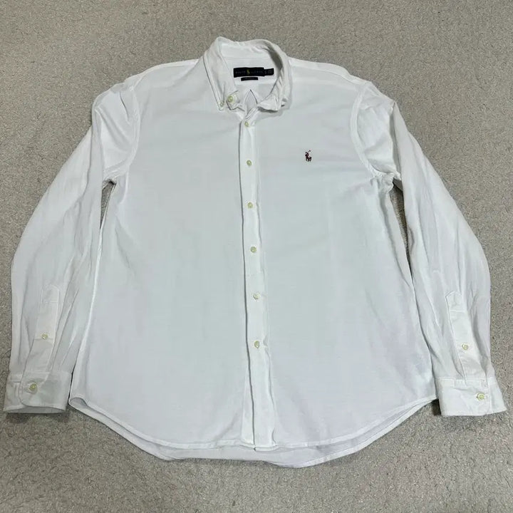 [BUNJANG] Polo Ralph Lauren White Polo Shirt L / 폴로 셔츠 화이트 L