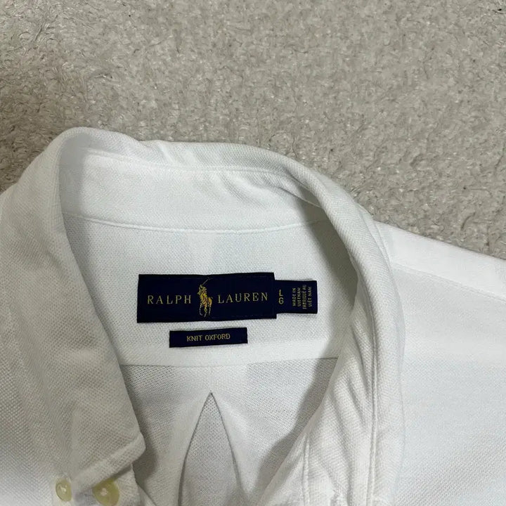 [BUNJANG] Polo Ralph Lauren White Polo Shirt L / 폴로 셔츠 화이트 L