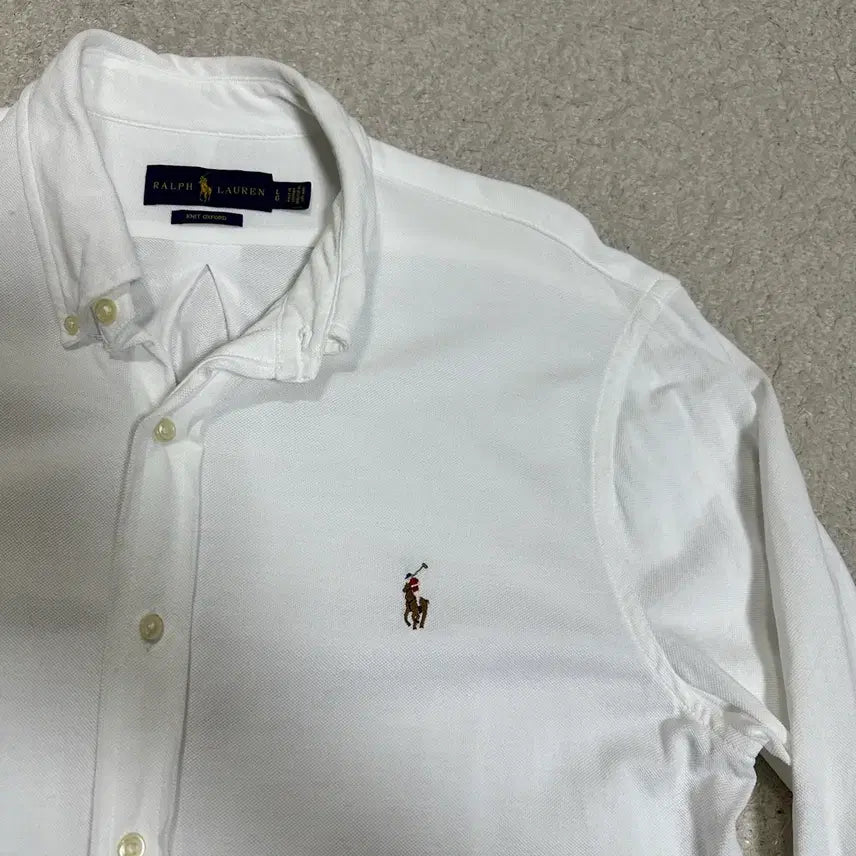 [BUNJANG] Polo Ralph Lauren White Polo Shirt L / 폴로 셔츠 화이트 L