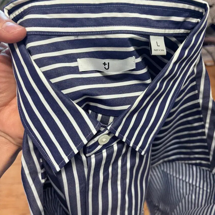 [BUNJANG] Uniqlo +J Supima Cotton Stripe Shirt / 유니클로 질샌더 수피마코튼 셔츠 팝니다.
